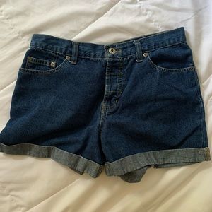 HIGH WAISTED DENIM SHORTS